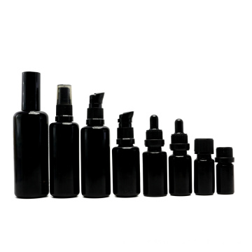 5ml 10ml 15ml 30ml 50ml 60ml 100ml uv black glass dropper bottle for cbd oil essential oil VJ-222RL